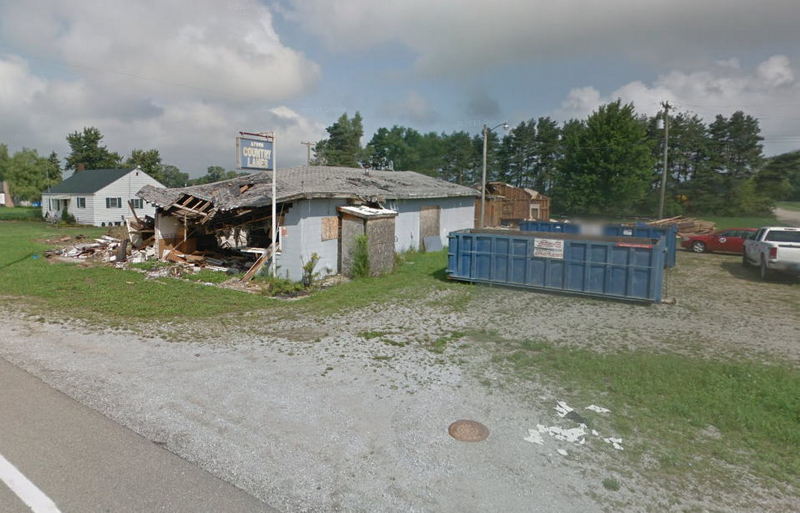 Country Lanes - 2012 Street View - Demolition Starting